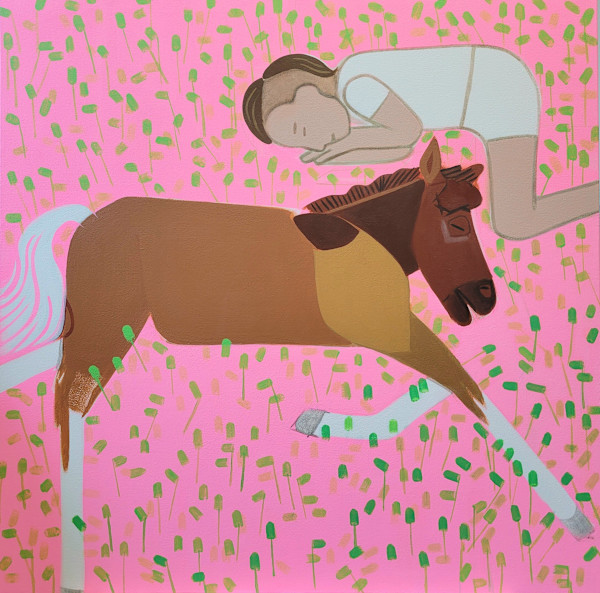 Desmond with Pony by Katie Hammond