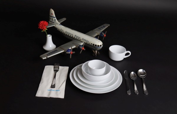 Pan American Airlines First Class Place Setting by Bauscher Weiden, Bavaria, Germany & Northland Stainless, Mexico