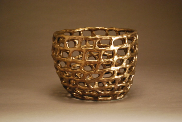 Gold Coral Form by Deb Saravolatz