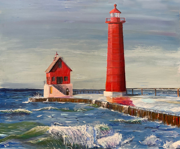 Grand Haven Lighthouse by Scott Newport