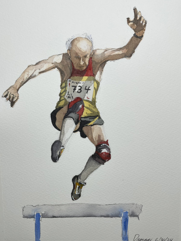 WATERCOLOR HONORABLE MENTION – Still Going Strong by Damian Fermin