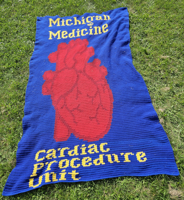 PEOPLE'S CHOICE AWARD – Cardiovascular Blanket by Lindsey Arnold