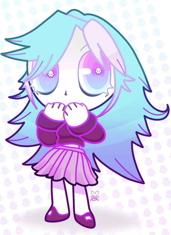 DIGITALLY GENERATED/MANIPULATED HONORABLE MENTION – Archived Chibi Unit-01 Test Type by Myles M. Hoenes