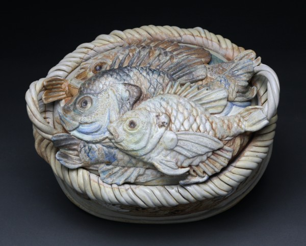 Pond Life Series – Fine Basket of Fish by Catherine Stasevich