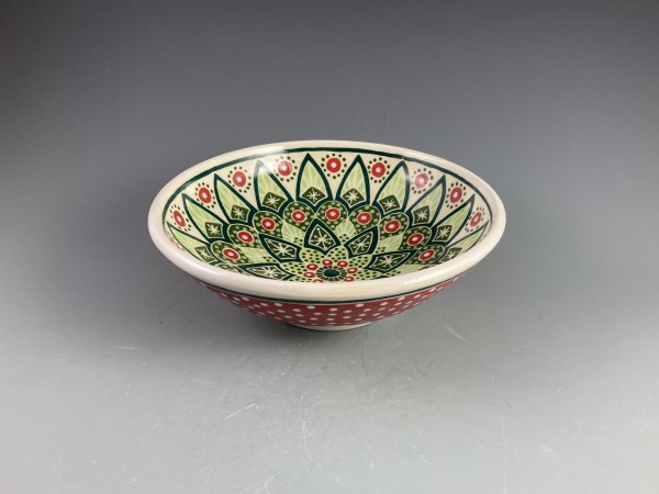 Red & Green Bowl #2 by Jackie Stasevich