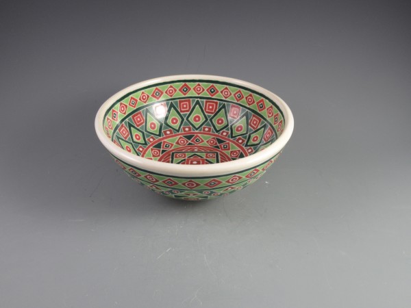 Red & Green Bowl #1 by Jackie Stasevich