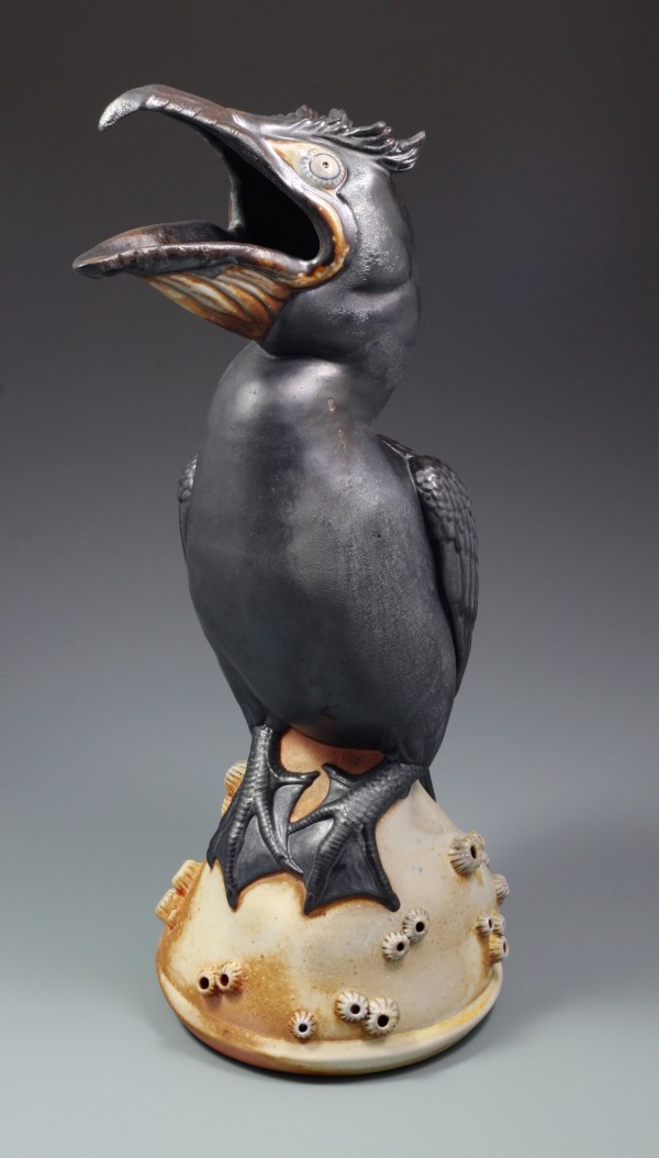 Cormorant Pitcher by Catherine Stasevich
