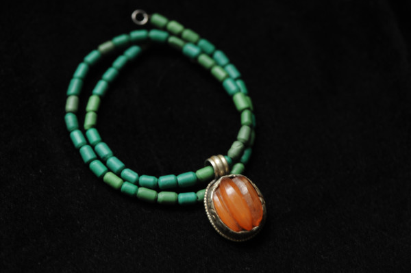 Carnelian Pendant Necklace – Tibet by Marijim Thoene