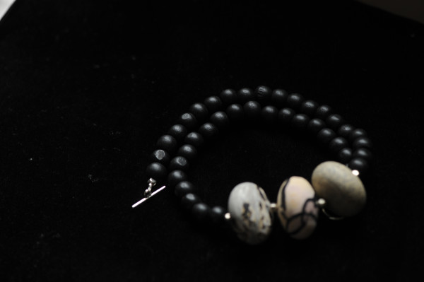 Three Stones Necklace by Marijim Thoene