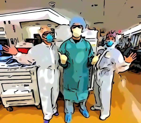 ECMO Staff (inspired by Michigan Medicine Headlines) by Elaine Reed