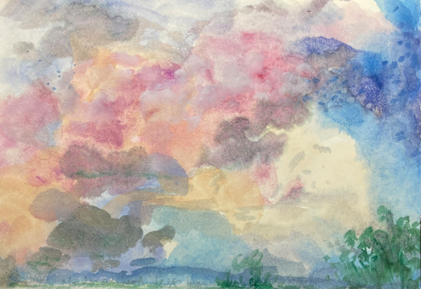 Clouds Overhead Drift By by Denita Benyshek