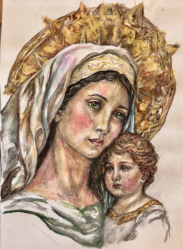 Holy Mary, Mother of God by Mary Groll-Brown