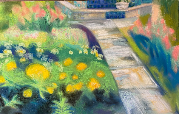 Botanica Gardens 9, Walk to Fountain by Denita Benyshek