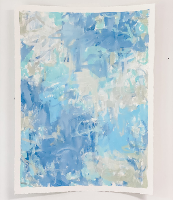 Blue & Aqua Abstract No. 2