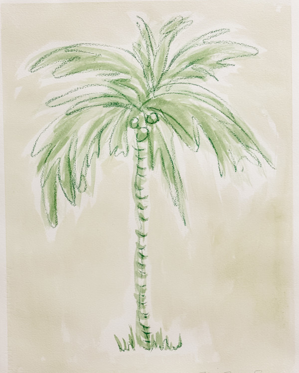 Toile Palm No. 8 by Elizabeth Bernheisel