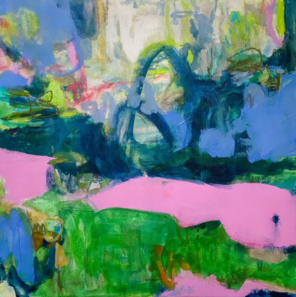 Pink River Paradise II by Elizabeth Bernheisel