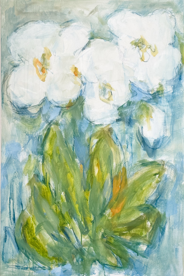 White Orchid Trio by Elizabeth Bernheisel, Image 1.