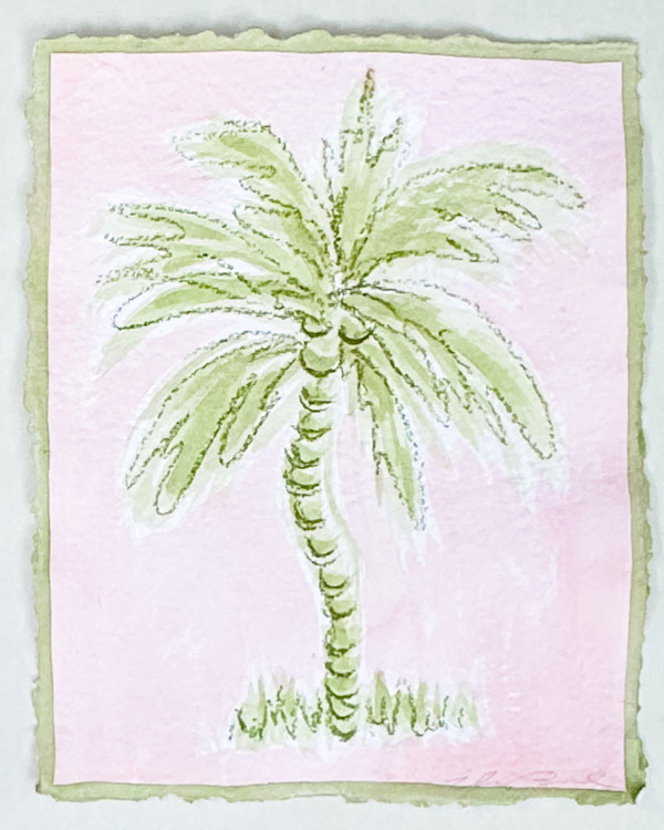 Dancing Palm No. 8 (pink) by Elizabeth Bernheisel, Image 1.