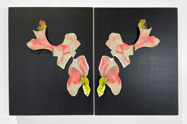 Gobolink 4 (diptych) by Natale Adgnot