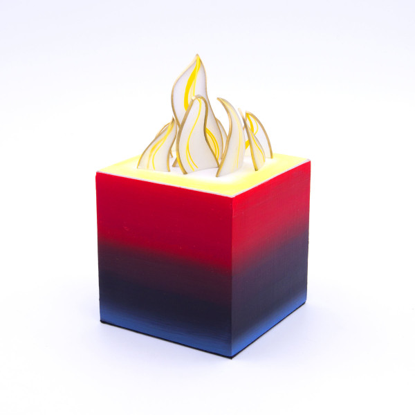 Inferno Cube (Fire 6) by Natale Adgnot