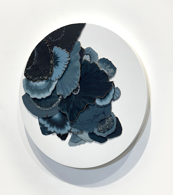 Blue Polypore Round I by Natale Adgnot
