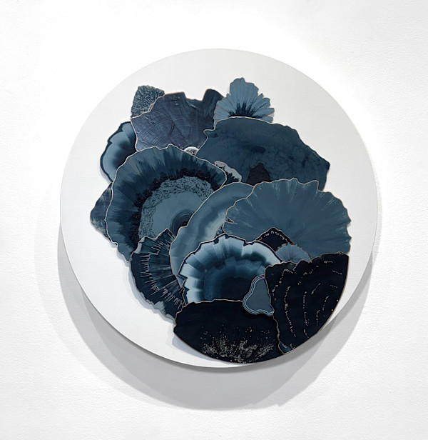 Blue Polypore Round II by Natale Adgnot