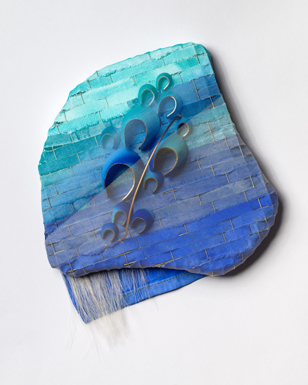 Ground Seat (Woven Blue) by Natale Adgnot