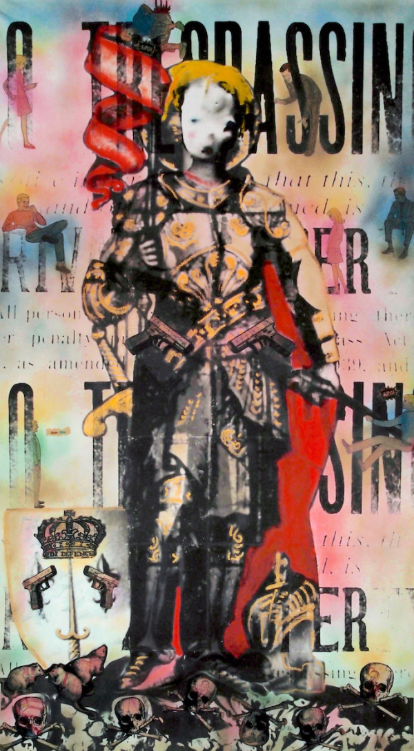 Mandy Wearing her Bone Armor