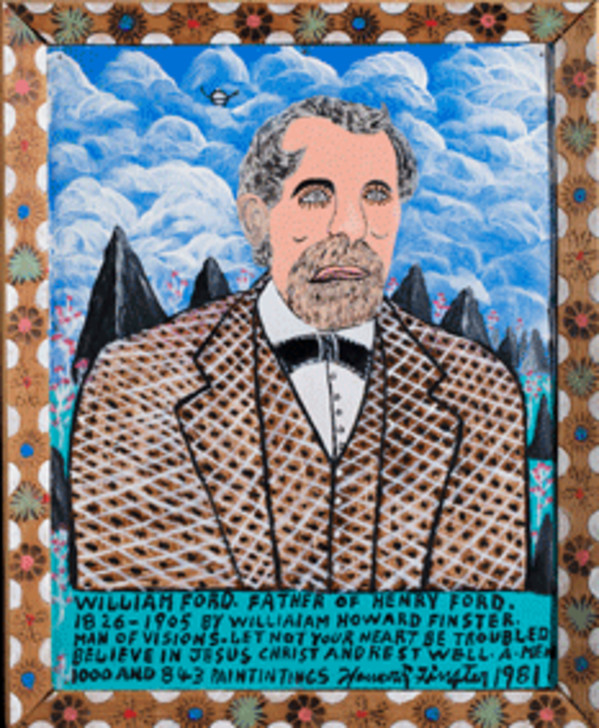 Willam Ford, #1,843 (BST-106) by Howard Finster