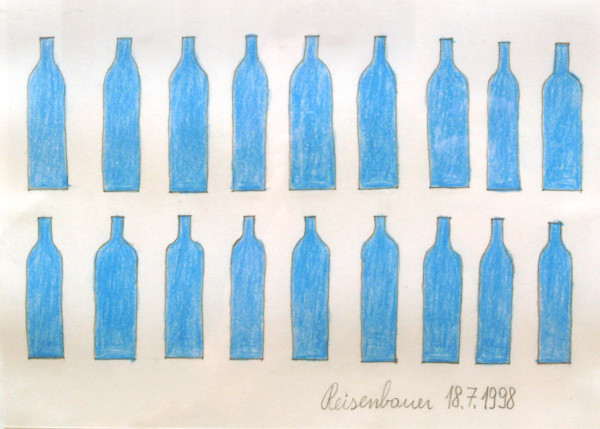 Blue Bottles by Heinrich Reisenbauer