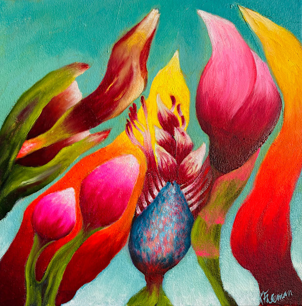 Magnified Still Life of Pistil by Kaye Freeman, Image 2.
