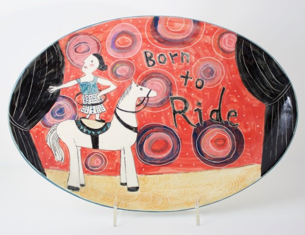 Platter - Born to Ride by Patricia Griffin