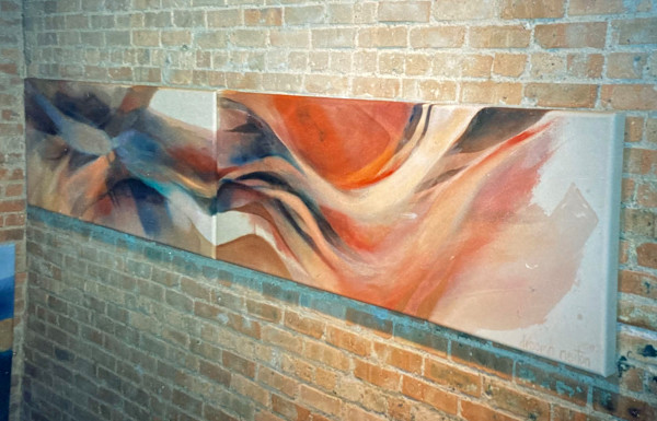 Man / Woman I  [diptych] by Brett Newton