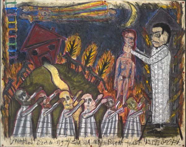 Untitled Drawing Shawama + Burnt Toast by Feldsott
