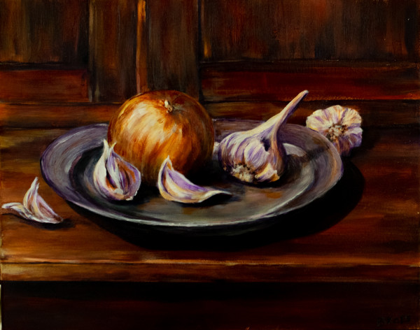 Onion and Garlic by Barbara Kops