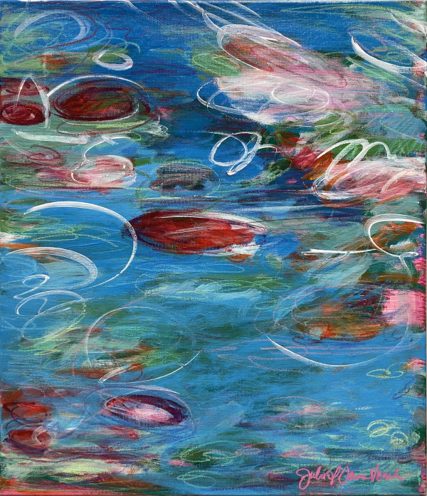 Monet Monday Diptych (1) by Julie Davis