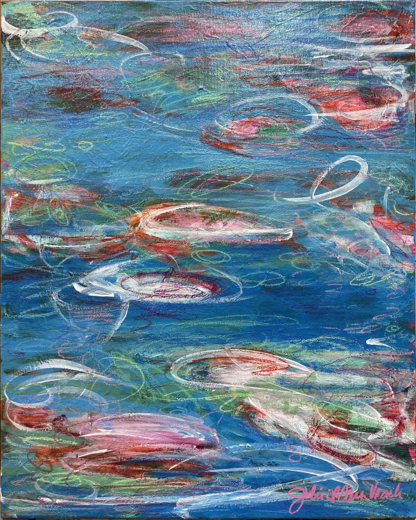 Monet Monday Diptych (2) by Julie Davis
