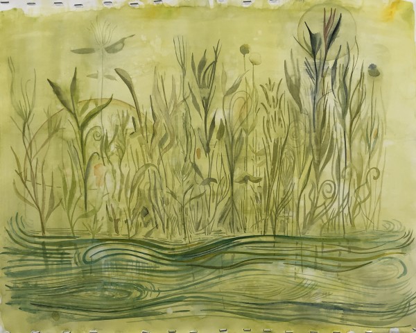 Garden by River by Brian Frink