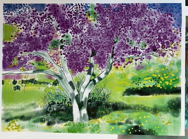 Crabapple Tree Blooming in the Poor Farm Orchard by Brian Frink