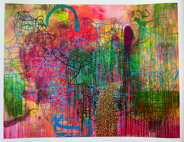 Expected Waterfall (reproduction print) by Brian Frink