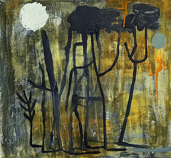 Leaning Trees and Their Shadows by Brian Frink, Image 1.