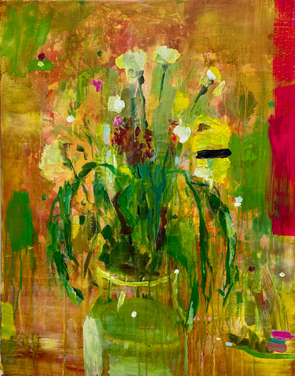 Fleurs dans l’atelier (Flowers in the Studio) by Brian Frink, Image 1.