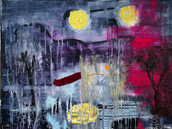 Tiny Orange Moon by Brian Frink, Image 1.