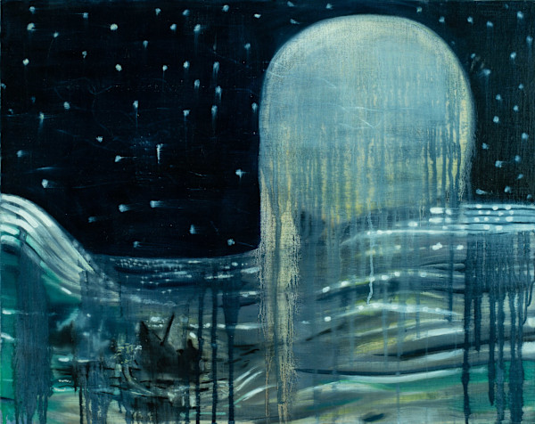 Boat and Moon by Brian Frink