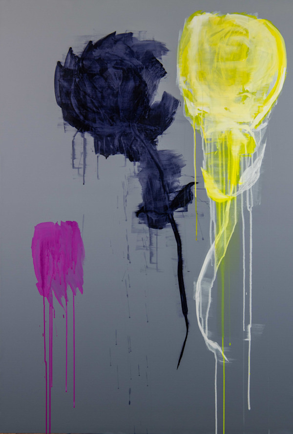 Two Flowers In The Sky by Brian Frink