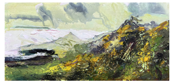 It’s Raining Over Lundy Island, Woolacombe, Devon. by Frances Hatch, Image 4.
