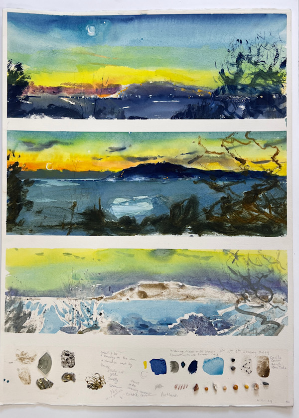 Portland Port from Castle Cove 16-01-19 Venus by Frances Hatch, Image 1.