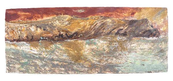 East to West Horn  Lulworth Cove, Dorset (lhs of diptych) by Frances Hatch, Image 3.