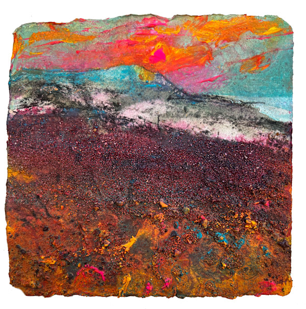 SUNRISE OVER THE COAST ROAD TO ABBOTSBURY by Frances Hatch, Image 1.
