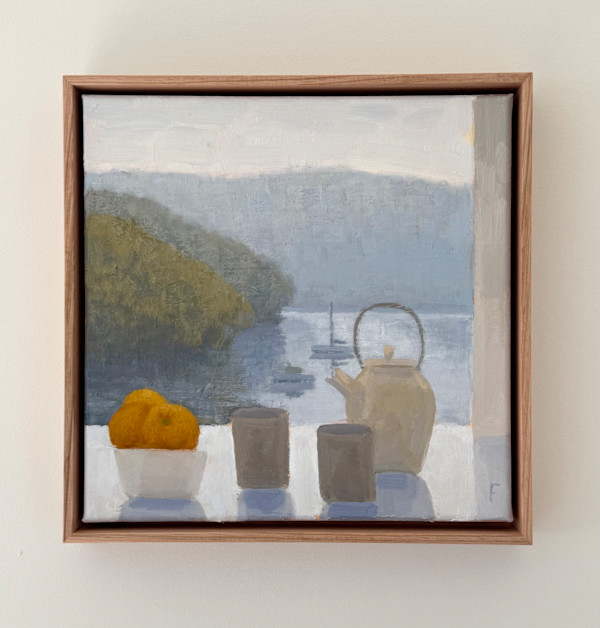 Morning tea on the bay by Peter Finlay
